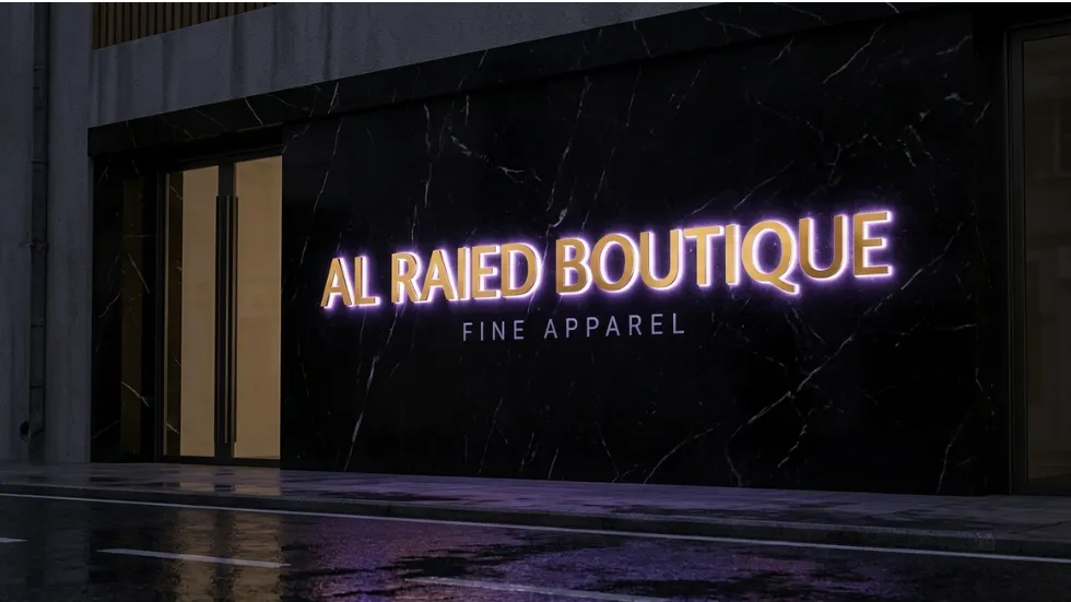 Aluminum Box with Acrylic Letters