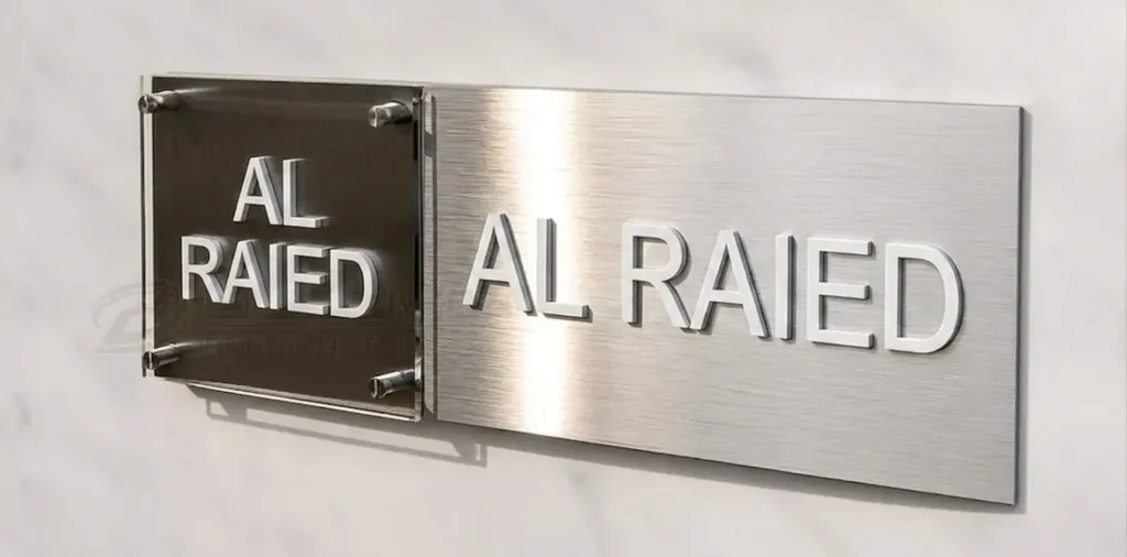 Metal Name Plate
