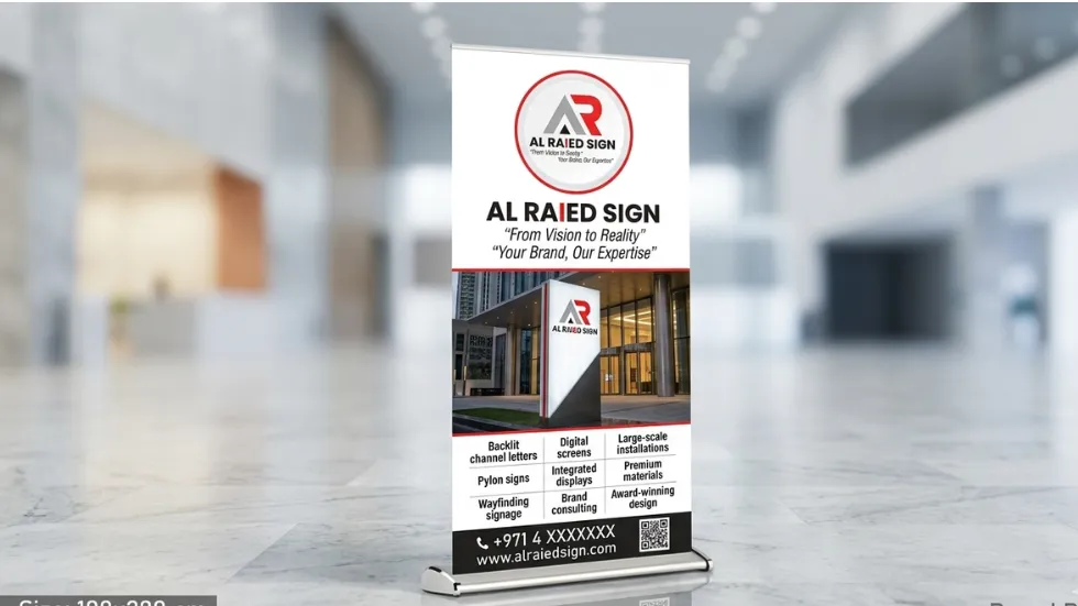 roll up banner uae